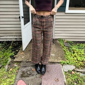 Free People Plaid Pant